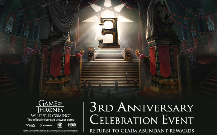 Game of Thrones 3rd Anniversary events